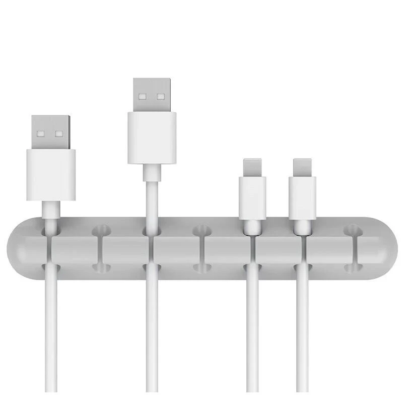 Organizer na biurko do kabli silikonowy, porządek dla myszki i słuchawek 🖥️